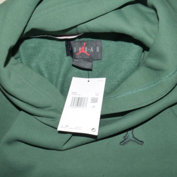 Air Jordan Embroidered Logo Mens Size XXL Streetwear Tracksuit Set Green/Black - Picture 9 of 14